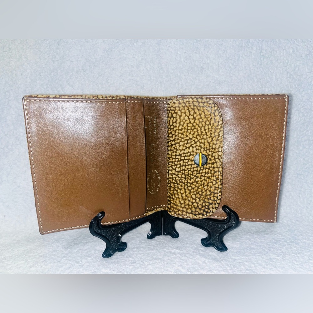 Borbonese Squail Suede Compact Wallet - Picture 8 of 11